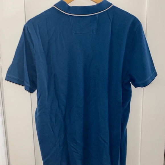 Banana Republic Luxury Touch Blue Polo shirt top - Picture 2 of 6